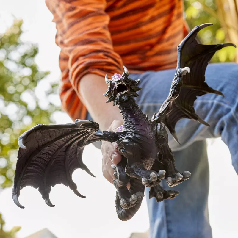 Schleich ELDRADOR CREATURES Šešėlio Drakonas Juodas Violetinis 70152