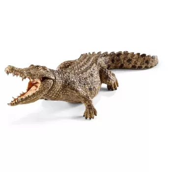 Schleich WILD LIFE Krokodilas, 3 m., Safaris, Laukiniai gyvūnai, Įvairiaspalvis, Plastikas, 1 vnt.