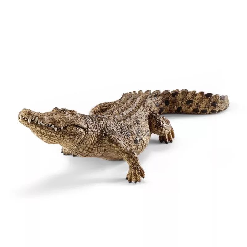 Schleich WILD LIFE Krokodilas, 3 m., Safaris, Laukiniai gyvūnai, Įvairiaspalvis, Plastikas, 1 vnt.