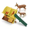 Miško gyvūnų rinkinys Schleich 42658S Spalvingi šėrimo reikmenys