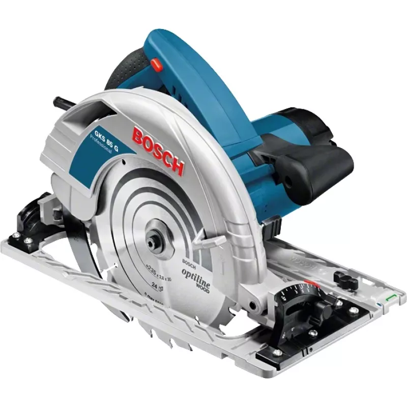 Bosch GKS 85 G + FSN 1400 pjūklas diskinis 23,5 cm 5000 RPM 2200 W