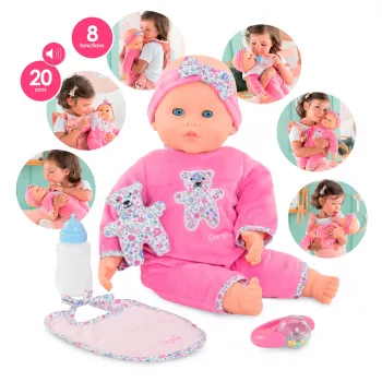 Interaktyvi lėlė Simba-Dickie Corolle 9000150050, 42 cm, rožinė