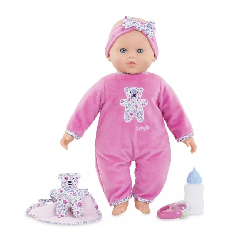 Interaktyvi lėlė Simba-Dickie Corolle 9000150050, 42 cm, rožinė