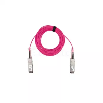 BlueOptics InfiniBand/šviesolaidinis AOC laidas QSFP56–QSFP56 7 m (rožinis)