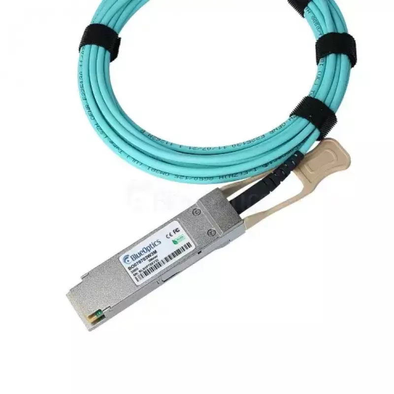 AOC BlueOptics P08228-001-BO aktyvus optinis kabelis, QSFP56–QSFP56, 3 m, cianinė