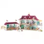 schleich HORSE CLUB Ežero Krantas Namai su Arklidėmis, Namai, Žirgai, 5 m., Įvairiaspalvis