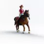 schleich HORSE CLUB Hannah & Cayenne žirgų figūrėlė, nuo 5 metų, Arkliai, Įvairiaspalvė
