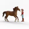 schleich HORSE CLUB Hannah & Cayenne žirgų figūrėlė, nuo 5 metų, Arkliai, Įvairiaspalvė