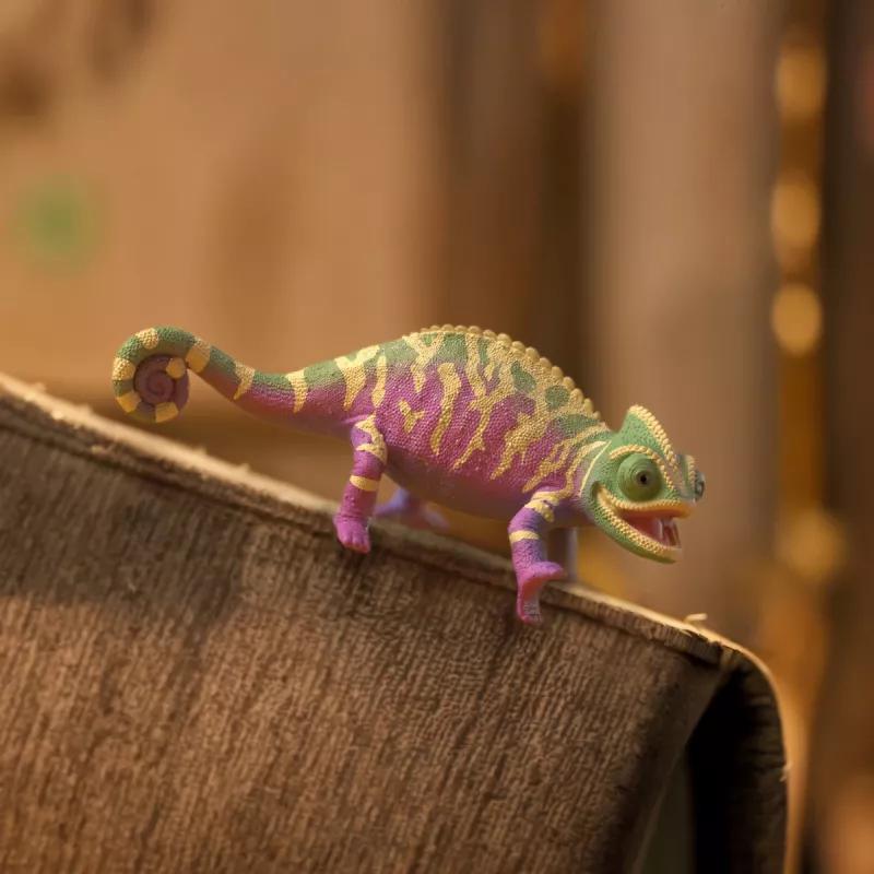schleich Caspar chameleonas vaivorykštinėmis spalvomis, 3 m., Įvairiaspalvis, Plastikas