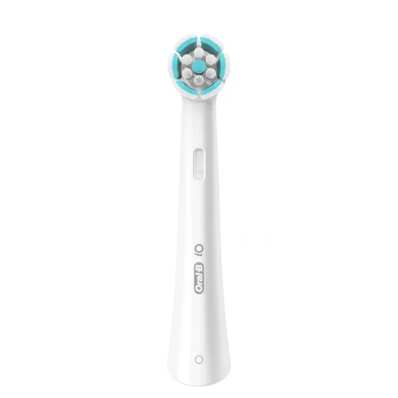 Oral-B iO švelnaus valymo šepetėlių antgaliai, 2 vnt., balti