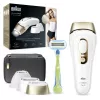 Braun Silk-expert Pro 5 PL5243 nuolatinis šviesos impulsų (IPL) plaukų šalinimo prietaisas, auksinis, baltas
