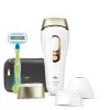 Braun Silk-expert Pro 5 PL5243 nuolatinis šviesos impulsų (IPL) plaukų šalinimo prietaisas, auksinis, baltas
