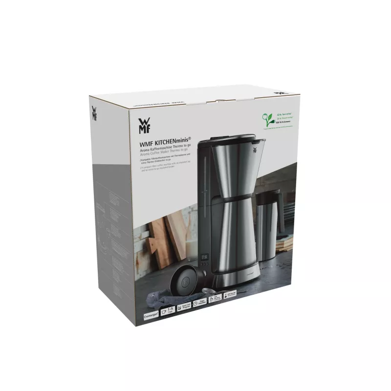 WMF KITCHENminis 0412260011 Pusiau automatinis lašininis kavos virimo aparatas 0,625 L
