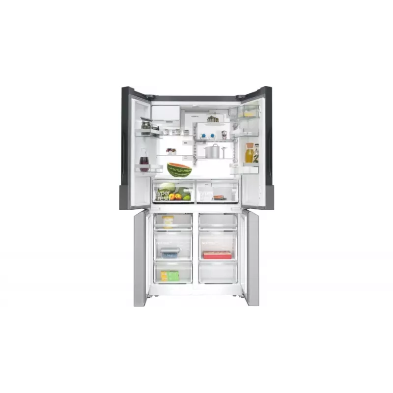 Šaldytuvas šaldiklis Siemens KF96DPPEA, laisvai pastatomas, French door, 574 L, nerūdijantis plienas