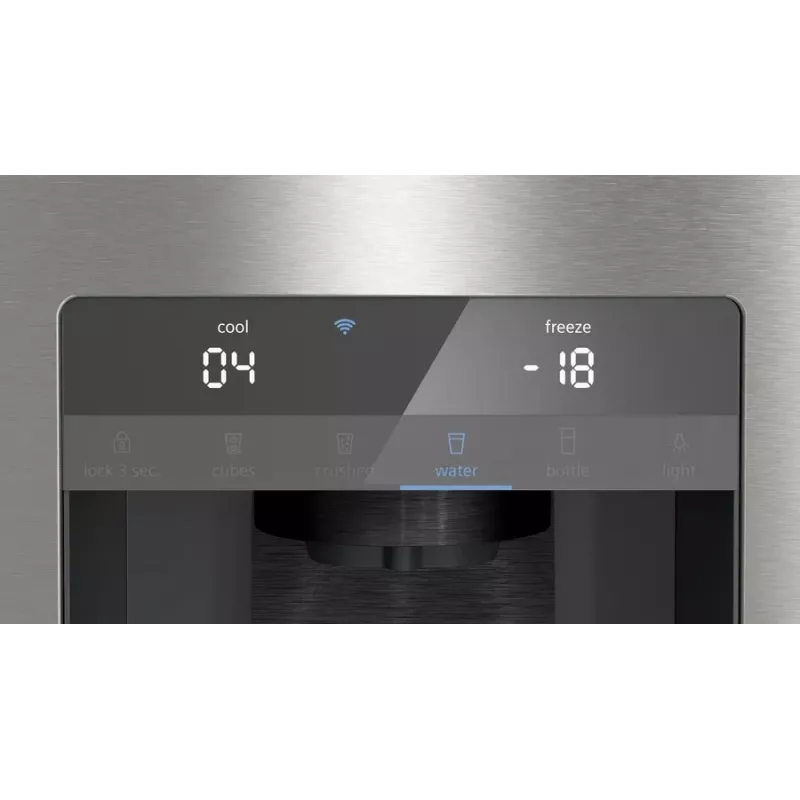 Šaldytuvas šaldiklis Siemens KF96DPPEA, laisvai pastatomas, French door, 574 L, nerūdijantis plienas