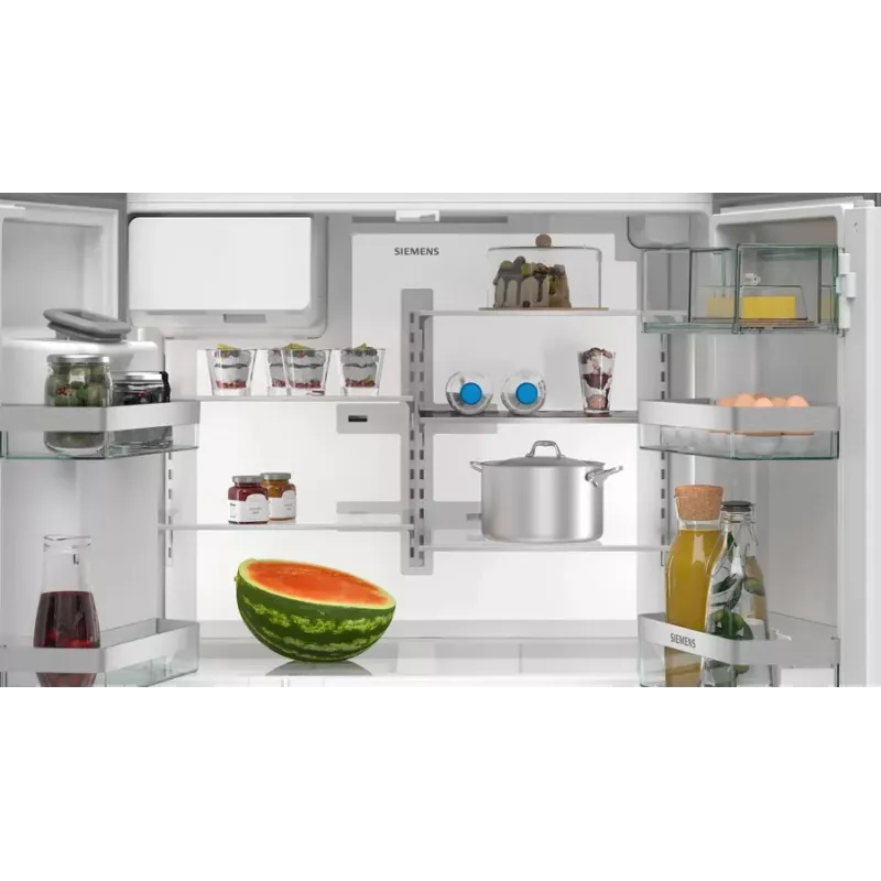 Šaldytuvas šaldiklis Siemens KF96DPPEA, laisvai pastatomas, French door, 574 L, nerūdijantis plienas