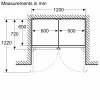 Šaldytuvas su šaldikliu Siemens iQ500 KG39NAIAU, laisvai pastatomas, 363 L, šlifuoto plieno