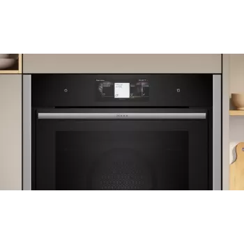 Neff N 90 B64FT33N0 orkaitė 71 L juoda, nerūdijantis plienas