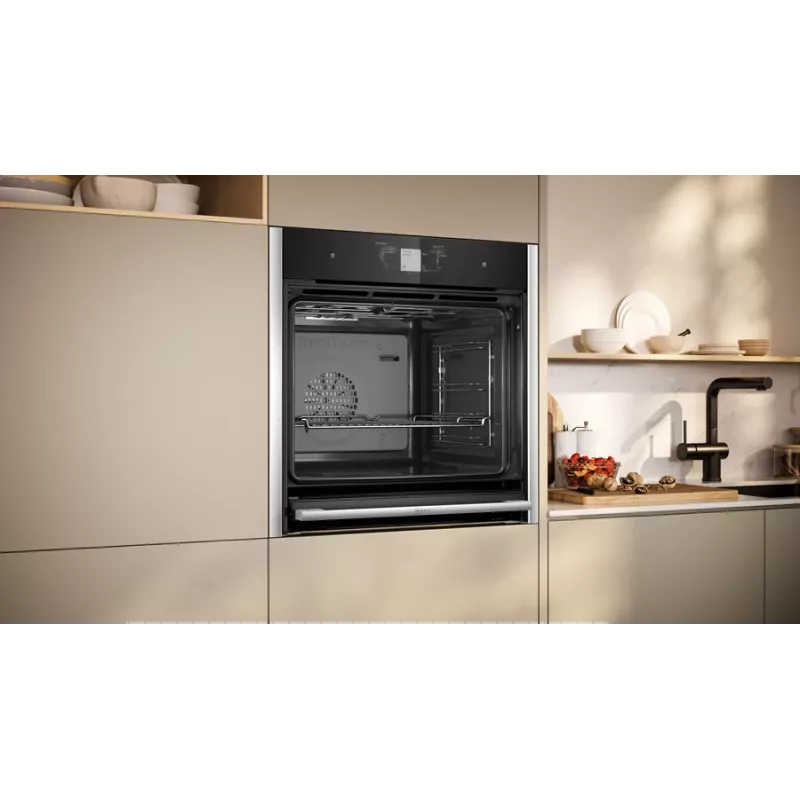 Neff N 90 B64FT33N0 orkaitė 71 L juoda, nerūdijantis plienas