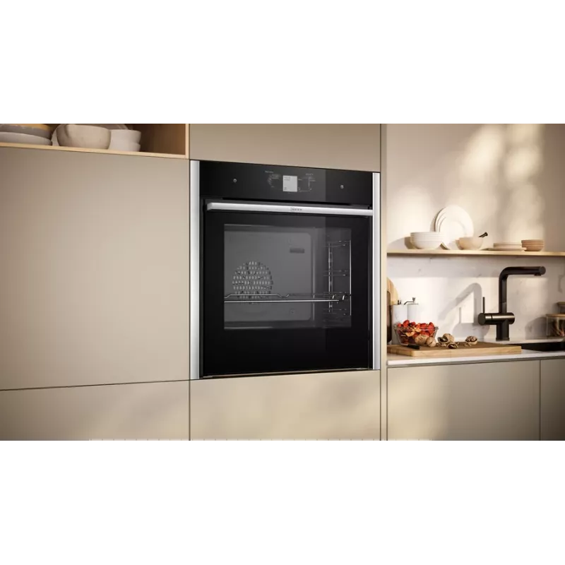 Neff N 90 B64FT33N0 orkaitė 71 L juoda, nerūdijantis plienas