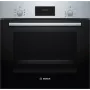 Bosch Serie 2 HBF133BR0 orkaitė 66 L Juoda, Nerūdijantis plienas