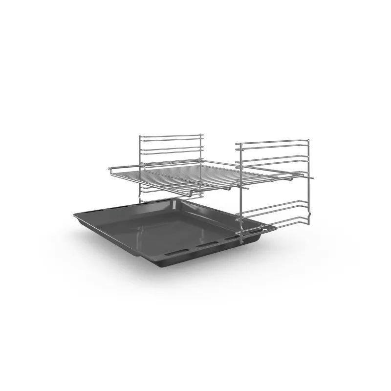 Bosch Serie 2 HBF133BR0 orkaitė 66 L Juoda, Nerūdijantis plienas