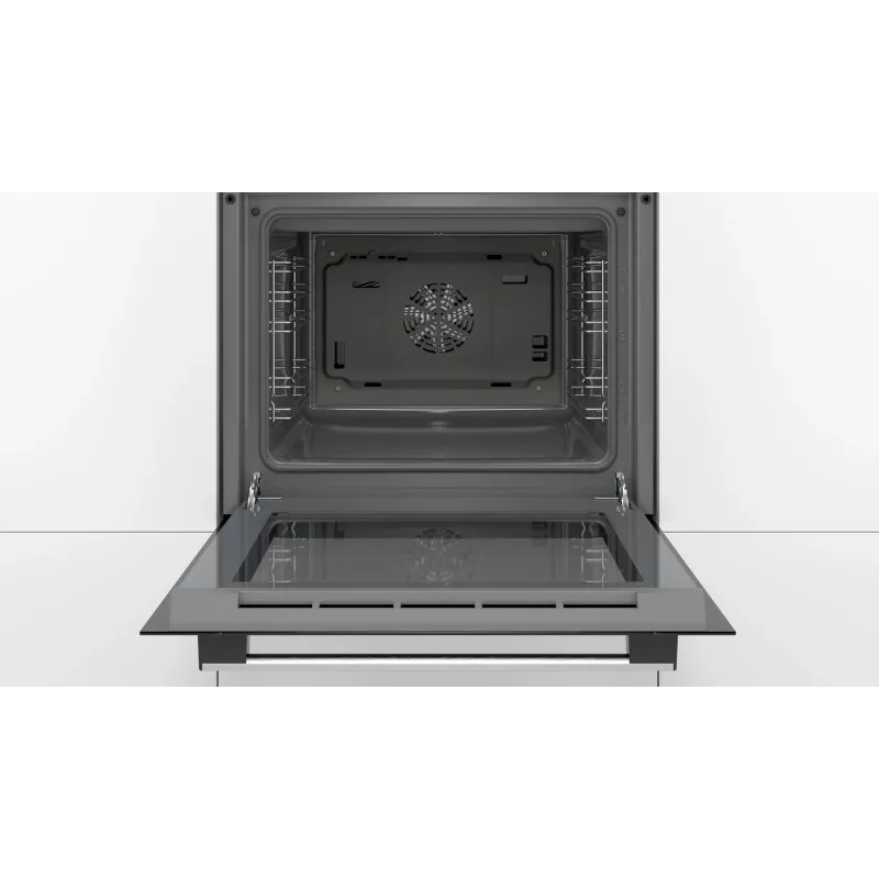 Bosch Serie 2 HBF133BR0 orkaitė 66 L Juoda, Nerūdijantis plienas