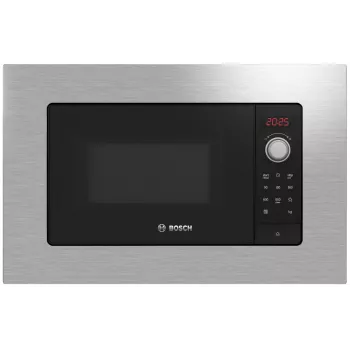 Bosch BFL623MS3 mikrobangų krosnelė Nerūdijantis plienas Solo mikrobangų krosnelė Įmontuojama 20 L 800 W
