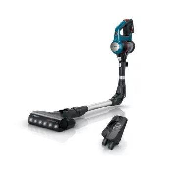Bosch BSS71125AH 2-in-1 lazdelinis dulkių siurblys / elektrinis šluotražis, belaidis, sausam valymui, be maišelio, juoda, mėlyna