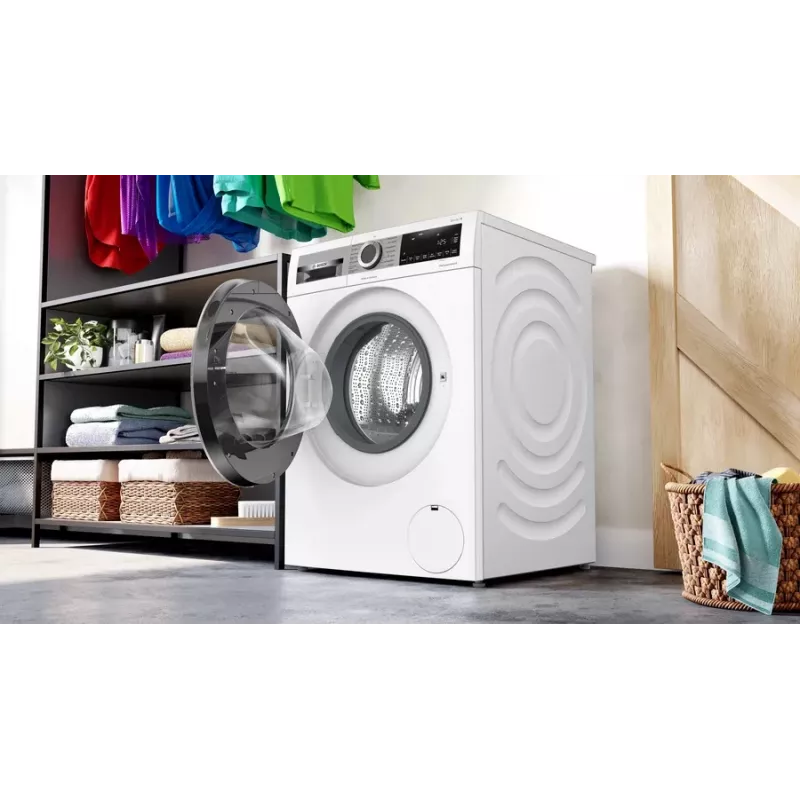 Bosch Serie 6 WGG244120 skalbimo mašina, priekinis pakrovimas, 9 kg, 1351 aps./min., balta