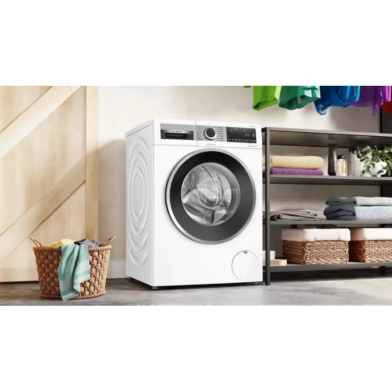 Bosch Serie 6 WGG244120 skalbimo mašina, priekinis pakrovimas, 9 kg, 1351 aps./min., balta