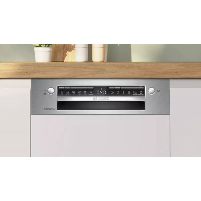 Indaplovė Bosch Serie 4 SPI4HMS49E, pusiau įmontuojama, 10 komplektų
