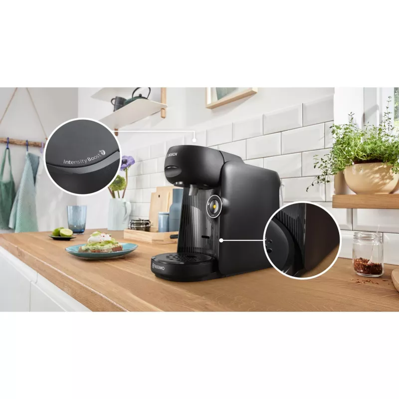 Kavos aparatas Bosch TAS162E kapsulinis, 0,7 L, 1400 W, juodas