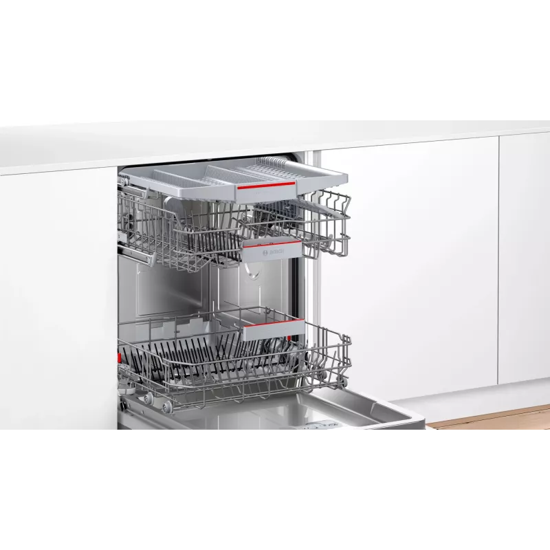 Bosch Serie 4 SMV4EVX08E indaplovė, visiškai įmontuojama, 14 komplektų