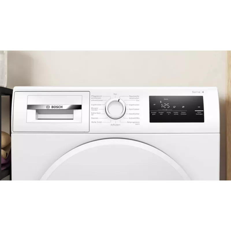 Bosch WTH83004 džiovinimo mašina laisvai pastatoma priekinio pakrovimo 8 kg balta