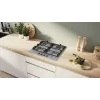 Bosch Serie 6 PCP6A5I90 dujinė kaitlentė, nerūdijantis plienas, įmontuojama, 60 cm, 4 zonos