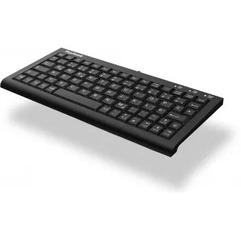 Klaviatūra KeySonic ACK-3401U (JK) juoda, USB, QWERTY, JK anglų