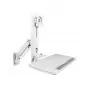 ICY BOX IB-WS700-W Sėdėjimo-stovėjimo darbo stotelė, sieninė, balta, 88,9 cm (35 inch)