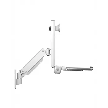 ICY BOX IB-WS700-W Sėdėjimo-stovėjimo darbo stotelė, sieninė, balta, 88,9 cm (35 inch)