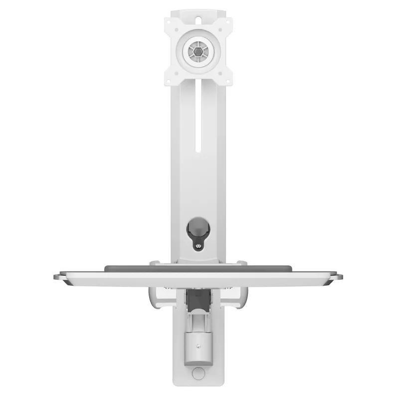 ICY BOX IB-WS700-W Sėdėjimo-stovėjimo darbo stotelė, sieninė, balta, 88,9 cm (35 inch)