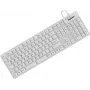 KeySonic KSK-8030 IN (DE) balta klaviatūra, pramoninė, USB, QWERTZ, vokiška