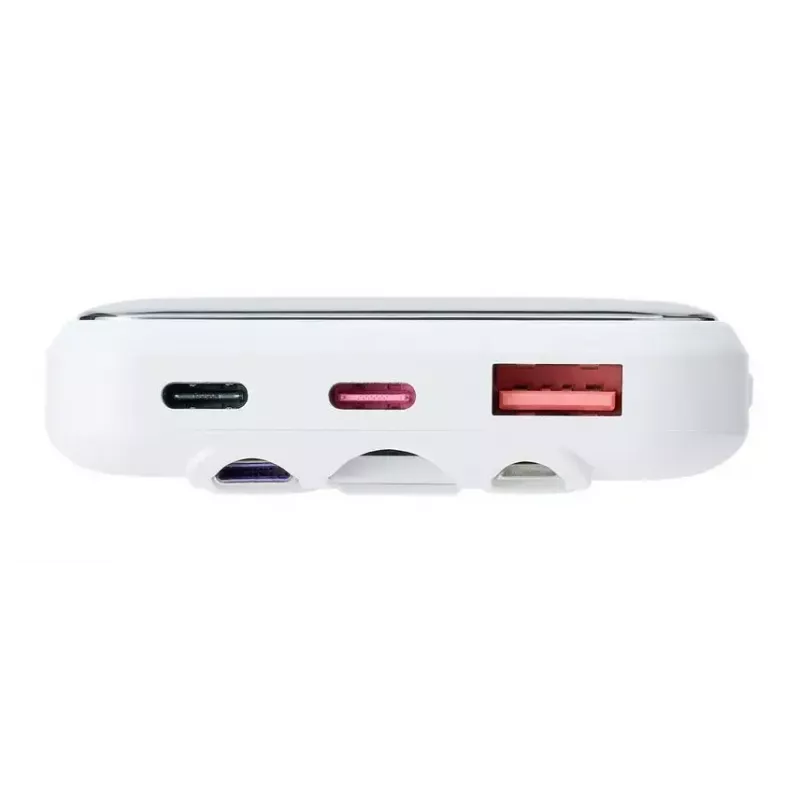 Nešiojamas powerbankas Rivacase VA2211WH — 10000 mAh, PD 3.0, QC 3.0, 1x USB-A + 2x USB-C, 22,5 W išėjimo galia