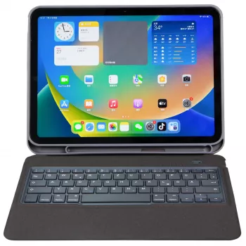 DEQSTER Slim Keyboard 2 10,9 colio (10-os kartos) QWERTZ vokiškas klaviatūros dėklas