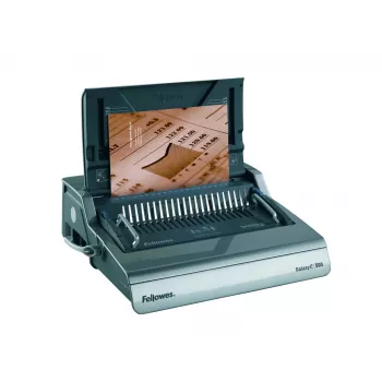 Fellowes Galaxy E Comb – elektrinė segtuvė, 500 lapų, juoda/sidabrinė