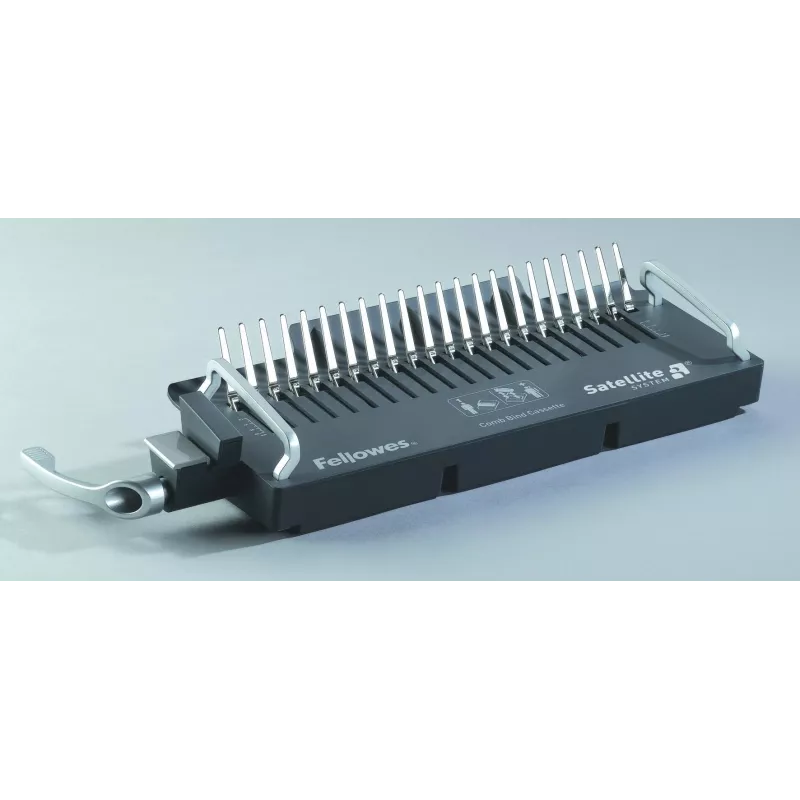 Fellowes Galaxy E Comb – elektrinė segtuvė, 500 lapų, juoda/sidabrinė