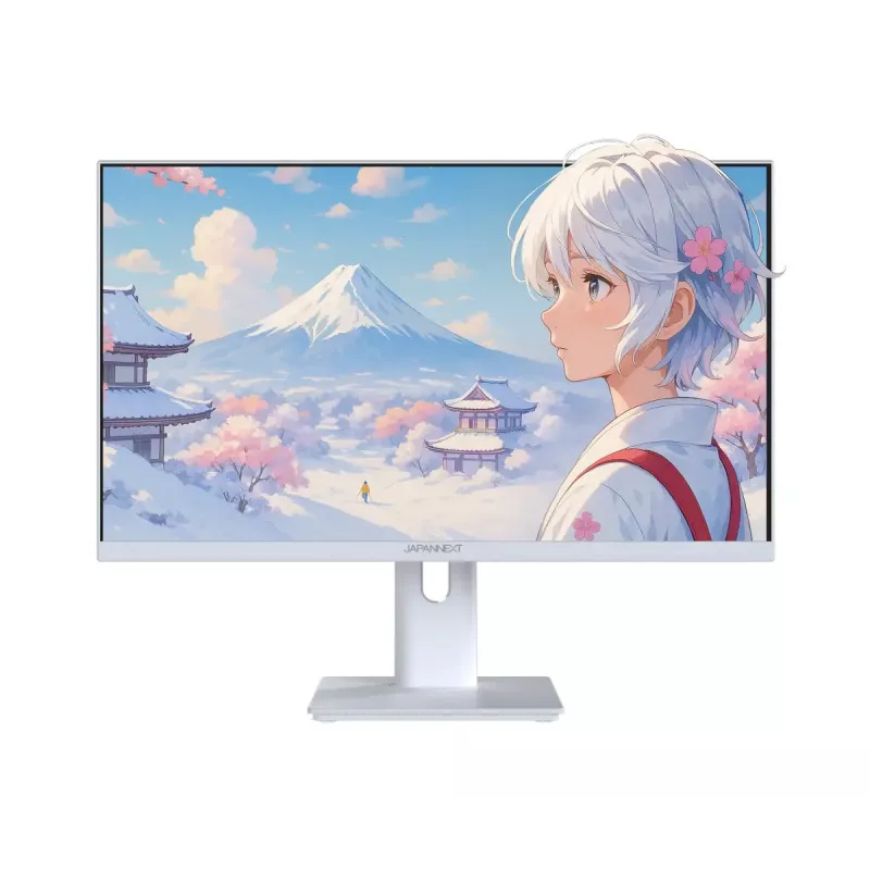Monitorius JAPANNEXT JN-I238FHD120F-HSP-W 60,5 cm (23,8 colio) Full HD LCD baltas