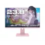 Monitorius JAPANNEXT JN-I238FHD120F-HSP-PK 60,5 cm (23,8 colio) 1920 x 1080 pikselių Full HD LCD Rožinis