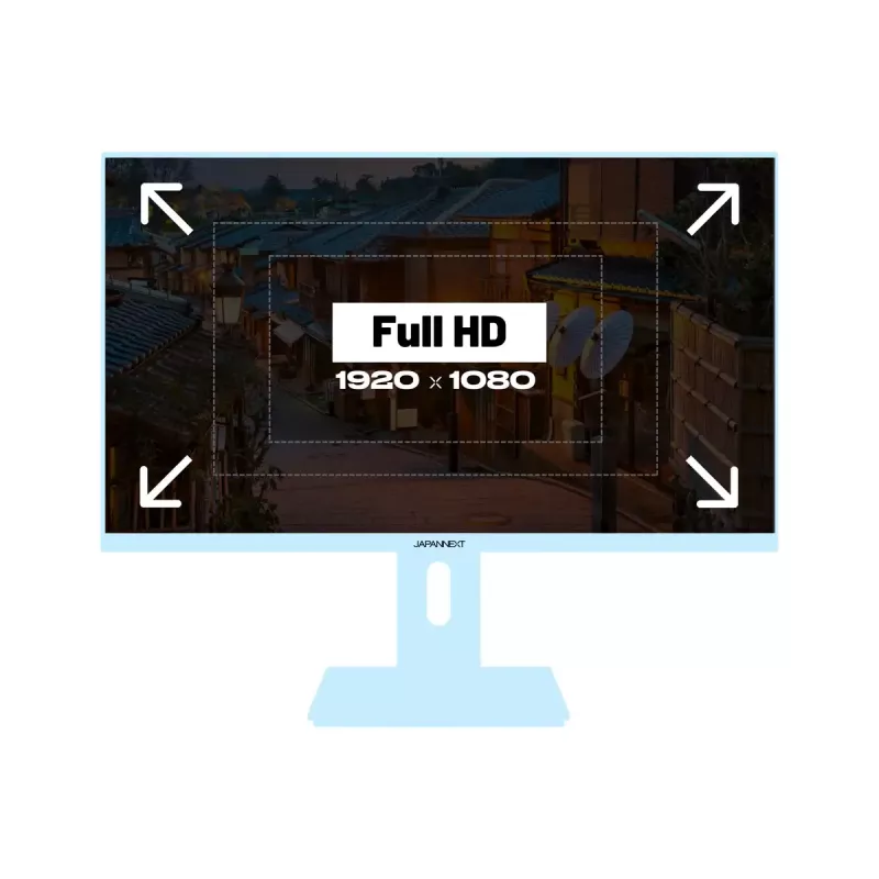 Monitorius JAPANNEXT JN-I238FHD120F-HSP-BB 60,5 cm (23,8 colio) 1920x1080 Full HD LCD mėlynas