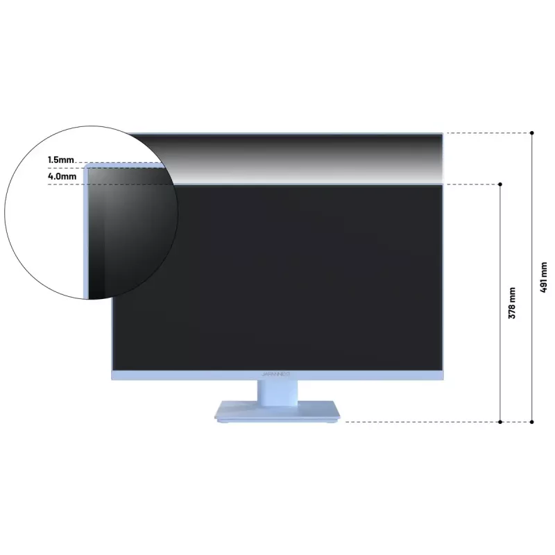 Monitorius JAPANNEXT JN-I238FHD120F-HSP-BB 60,5 cm (23,8 colio) 1920x1080 Full HD LCD mėlynas