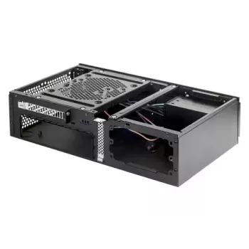 PC korpusas SilverStone SST-ML06B Mini-ITX juodas